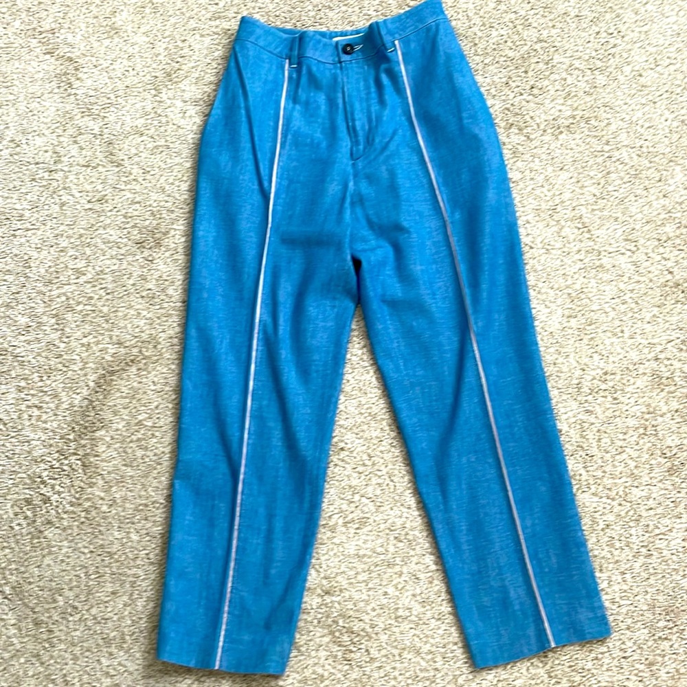 Cropped cotton pants by Billey Reid